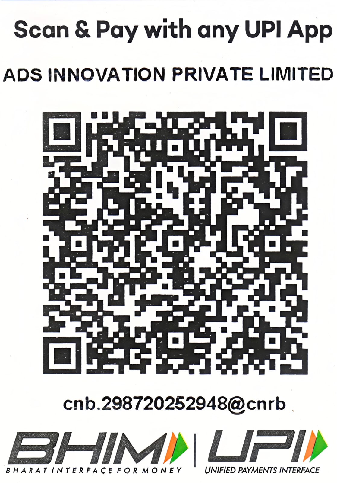 UPI QR Code